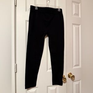 Time and Tru Youth Classic Black Lined Leggings Size XXL (20) New Without Tag